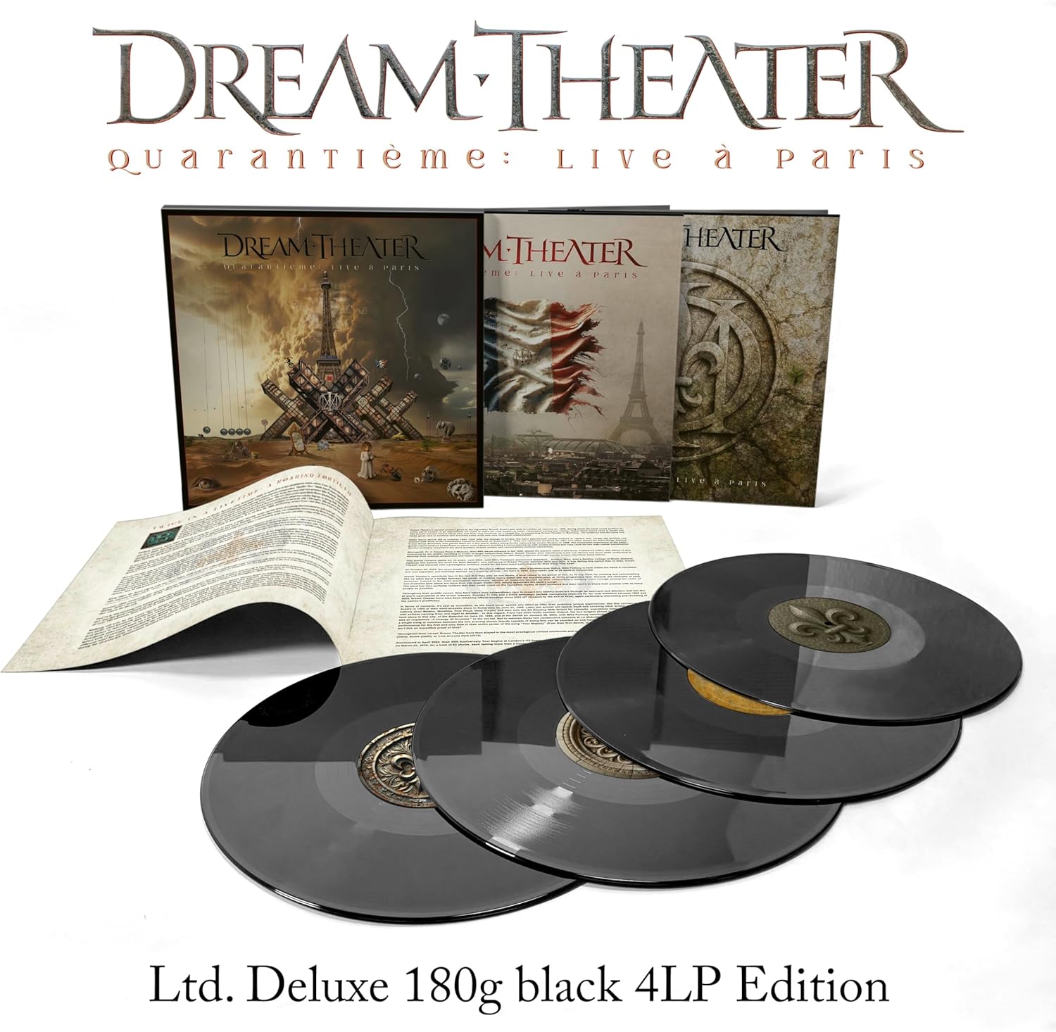 DREAM THEATER - Quarantieme : Live a Paris (limited deluxe 180g 4lp boxset))